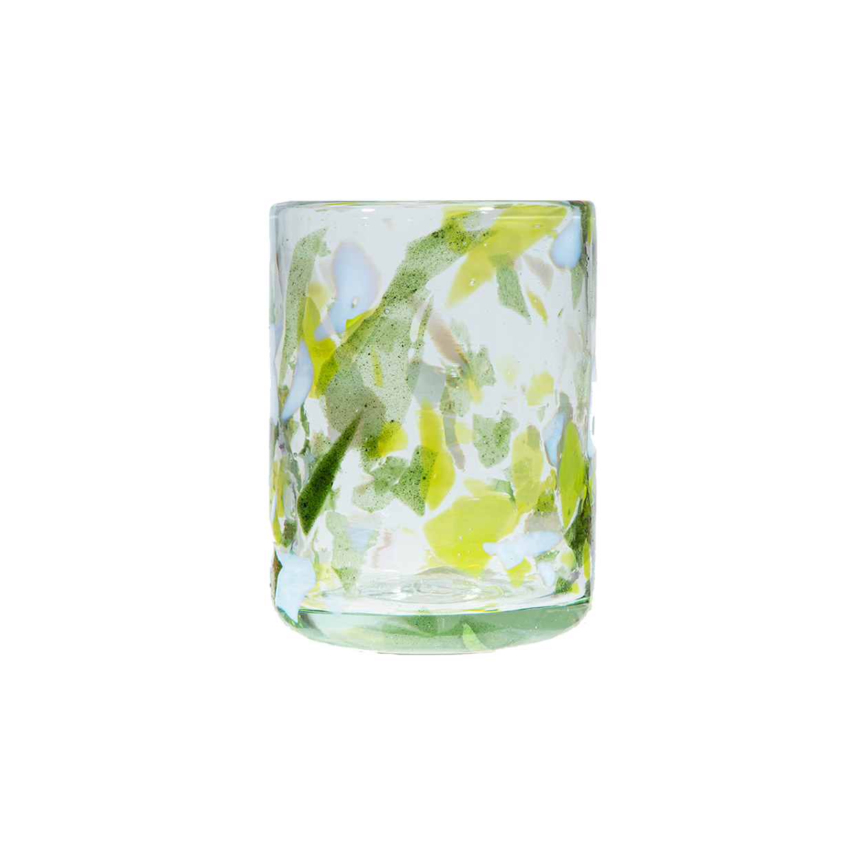 Late Afternoon Green Jardin Glass Tumbler