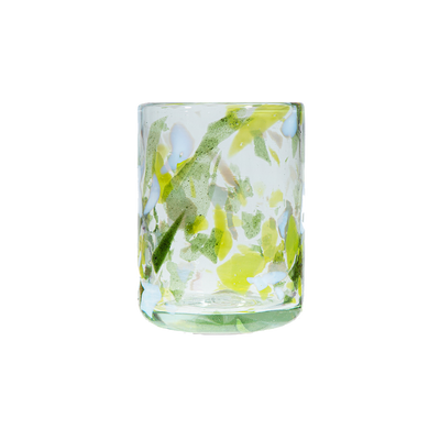 Late Afternoon Green Jardin Glass Tumbler