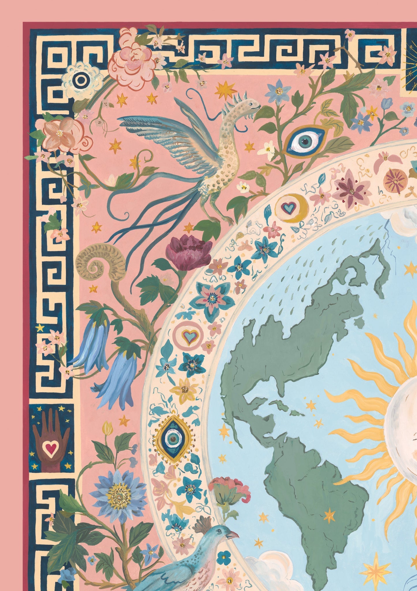 Limited Edition Giclée Print - Celestial Blooms