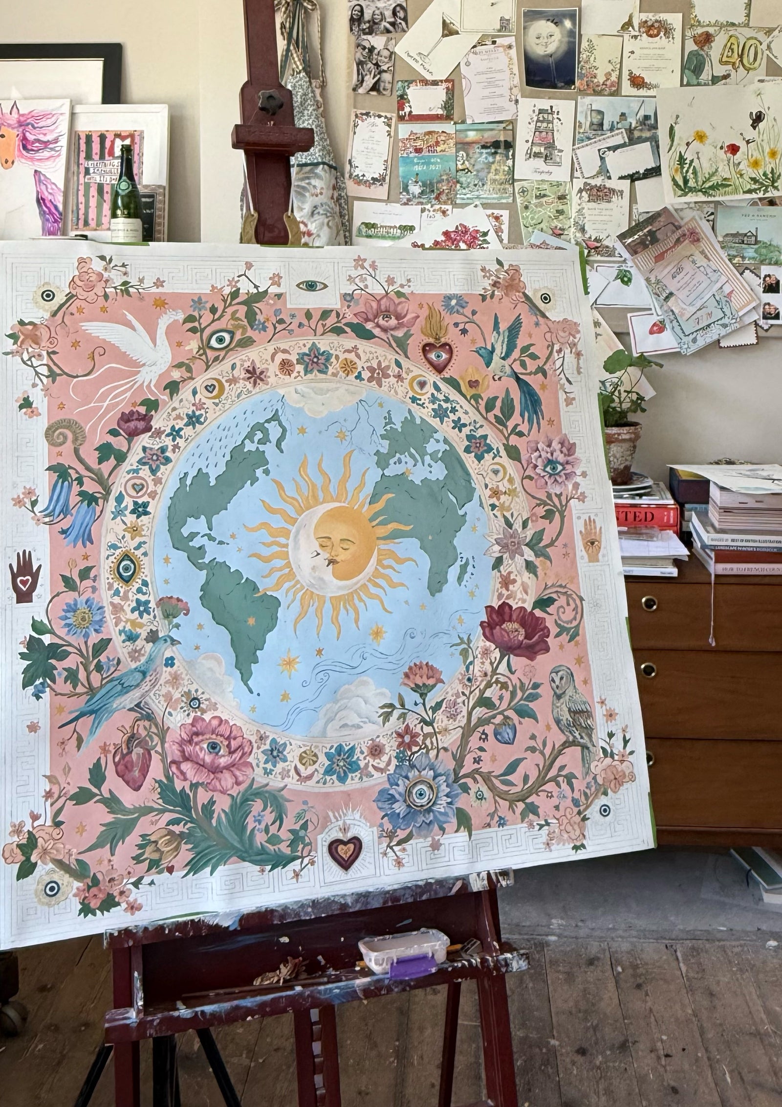 Limited Edition Giclée Print - Celestial Blooms