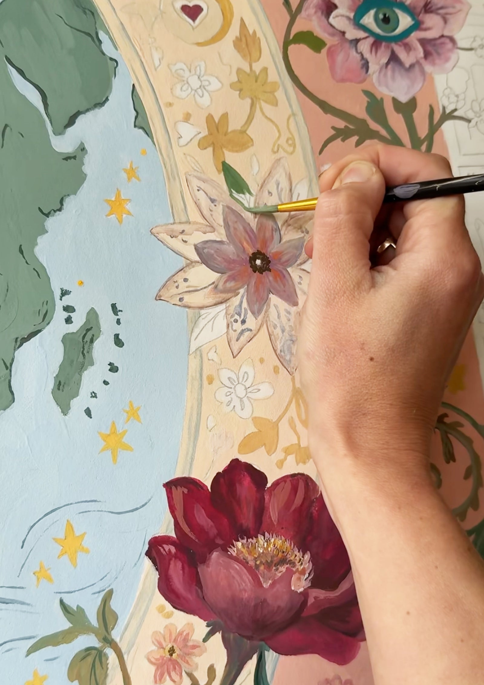 Limited Edition Giclée Print - Celestial Blooms