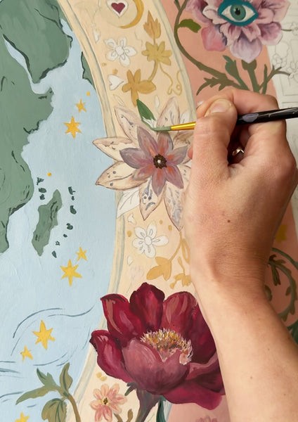 Limited Edition Giclée Print - Celestial Blooms