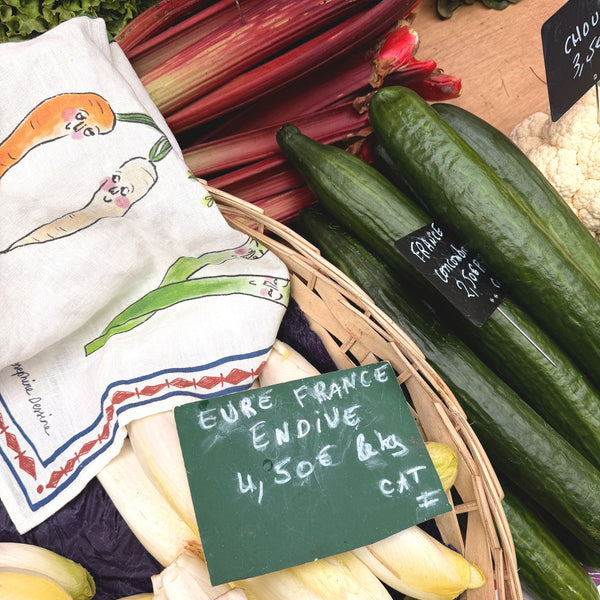 The Veg Tea Towel Set