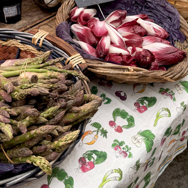 Veg Pattern Tea Towel