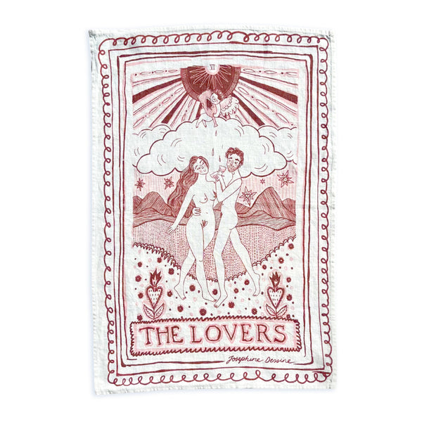 The Lovers Tea Towel