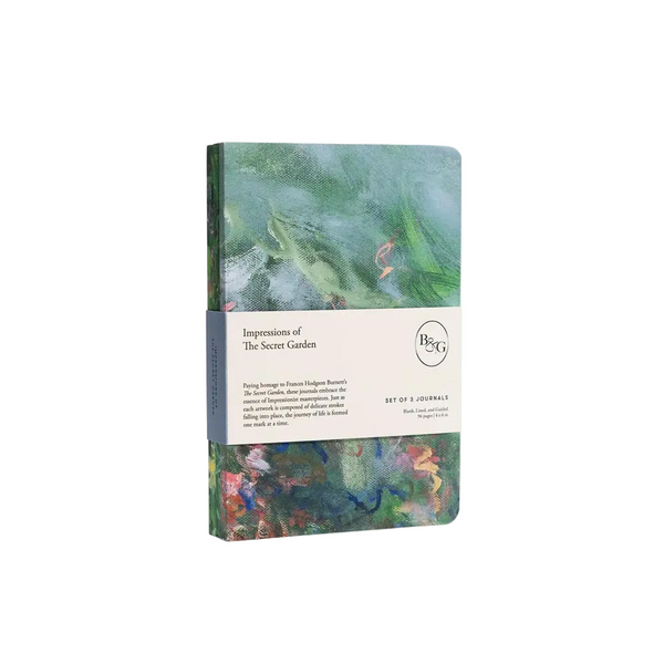 Set of 3 Pocket Journals - Impressions of The Secret Garden