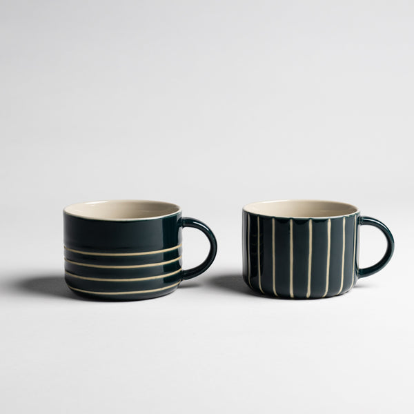 Vervain Mug - Sea Green - Large (Set of 2)