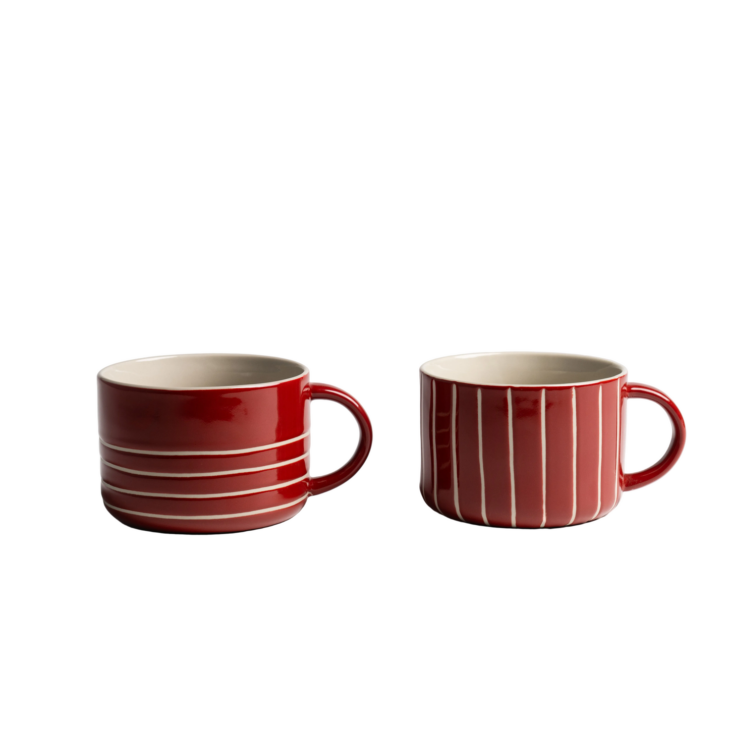 Vervain Mug - Earth Red - Large (Set of 2)