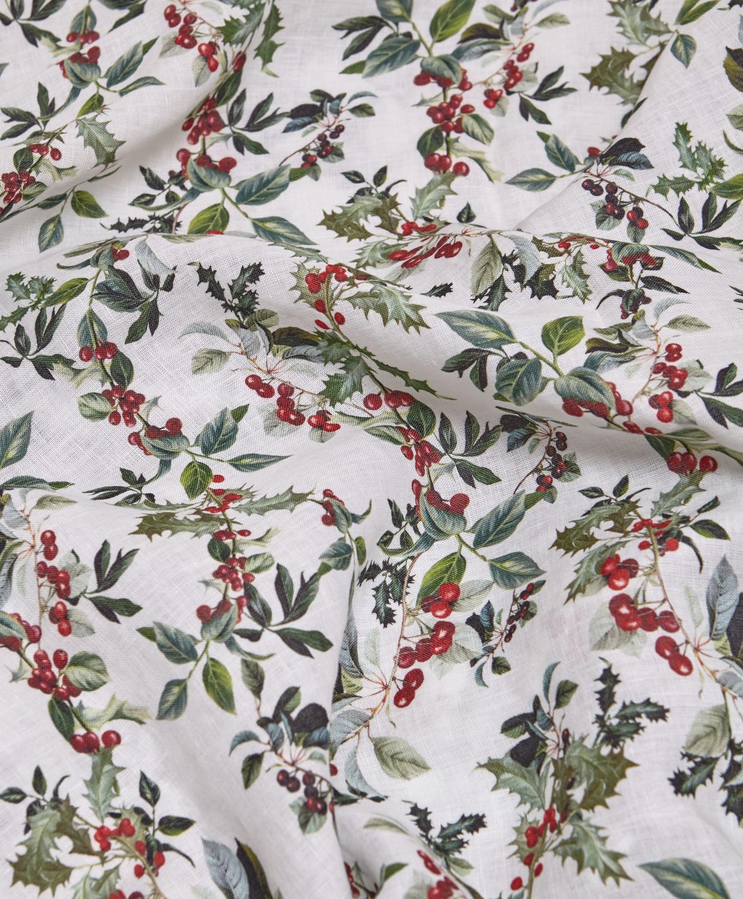 Holly Linen Tablecloth