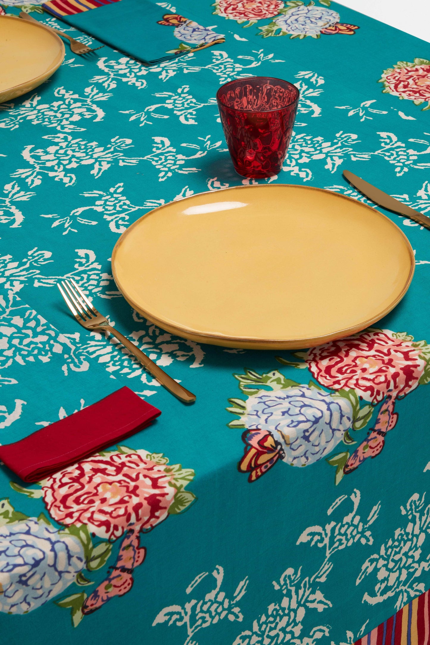 Cotton Tablecloth | Kandem Queen Green