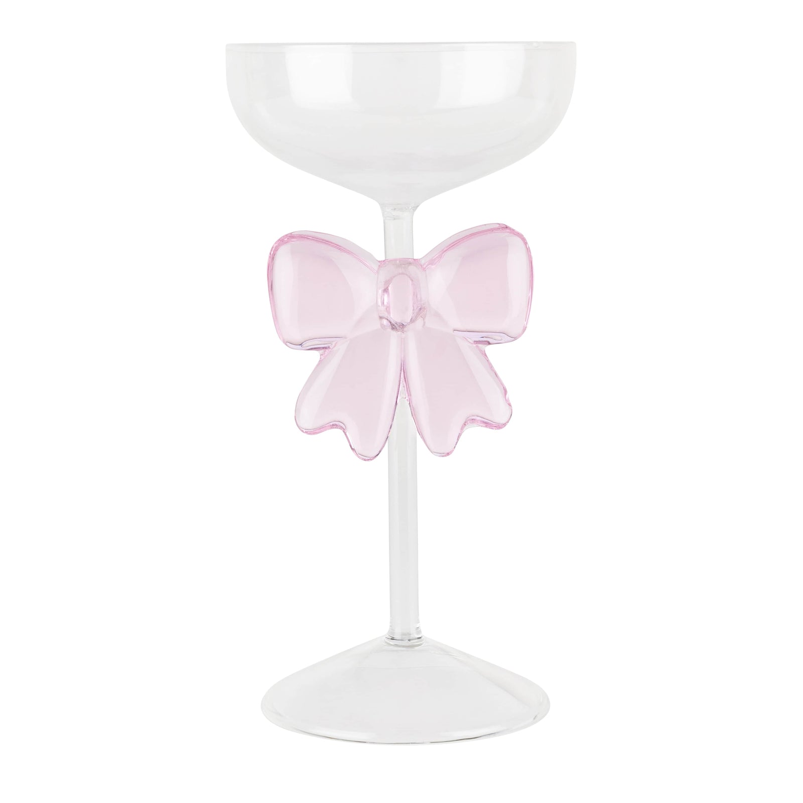 Bow Champagne Coupe Pink