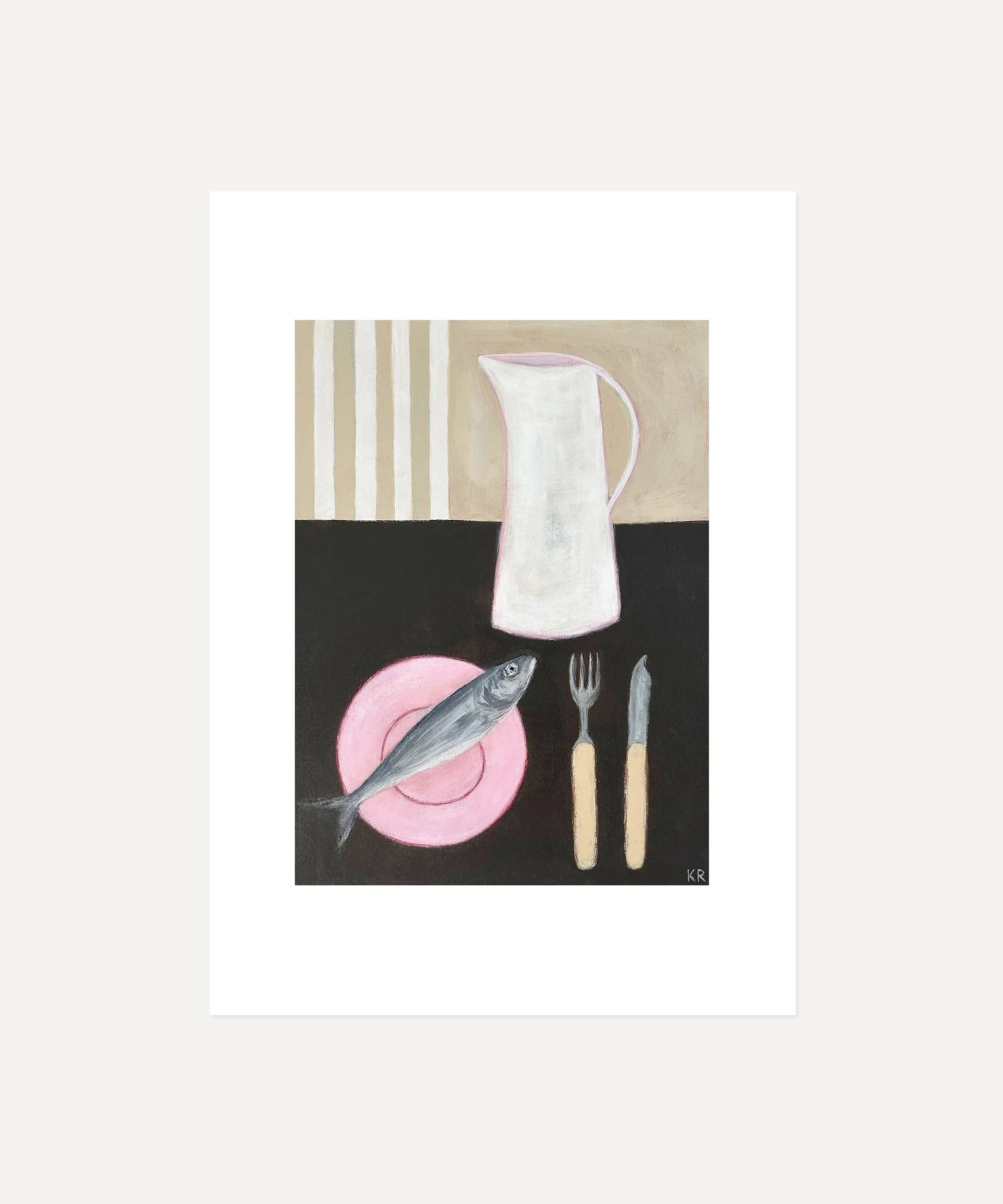 Pink Sardine Print