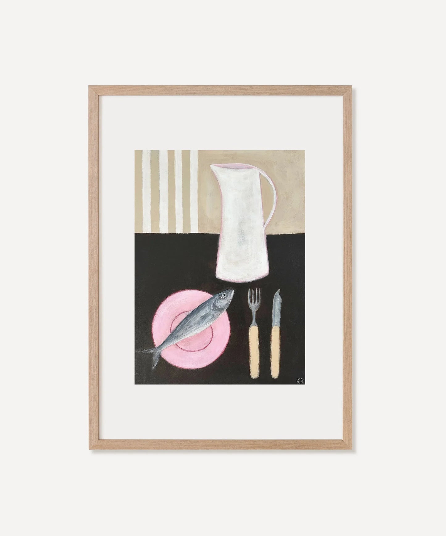Pink Sardine Print