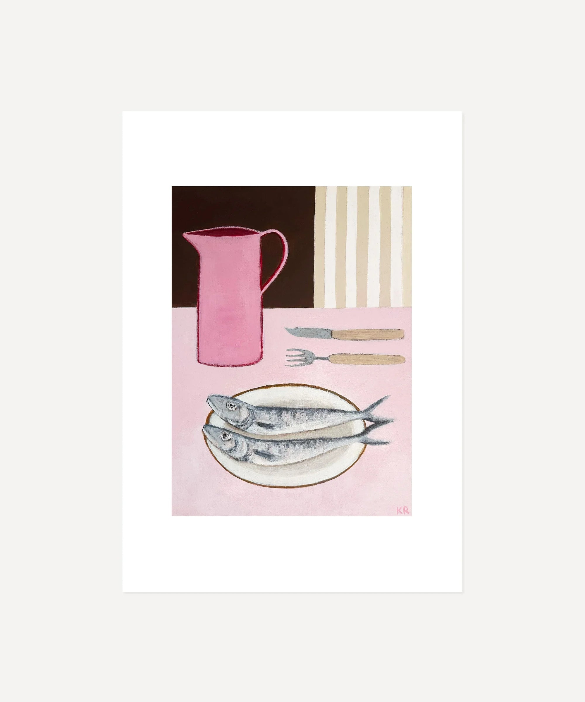 Two Mackerel Print