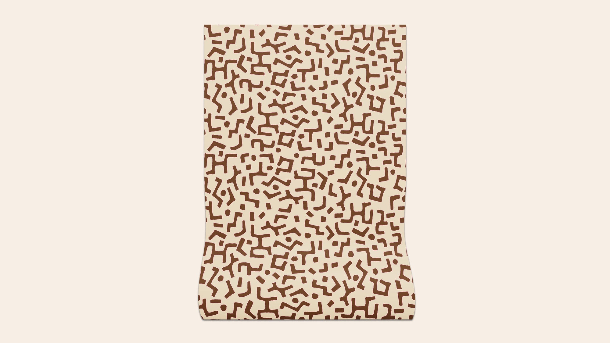 Raphia Wallpaper, Tobacco, Roll