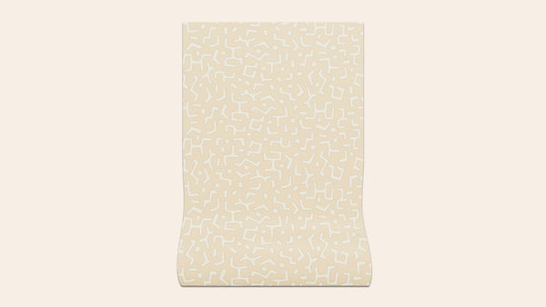 Raphia Wallpaper, Powder, Roll