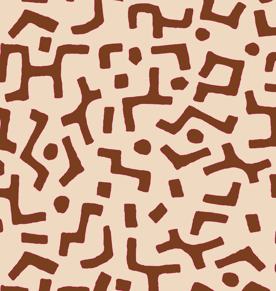 Raphia Wallpaper, Tobacco Sample