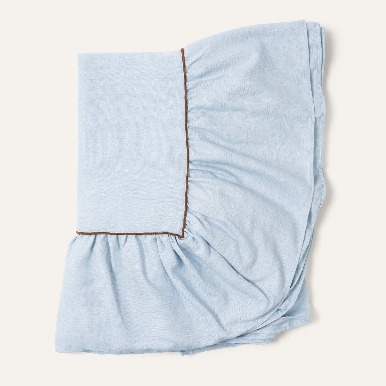 Ruffle Tablecloth, Blue