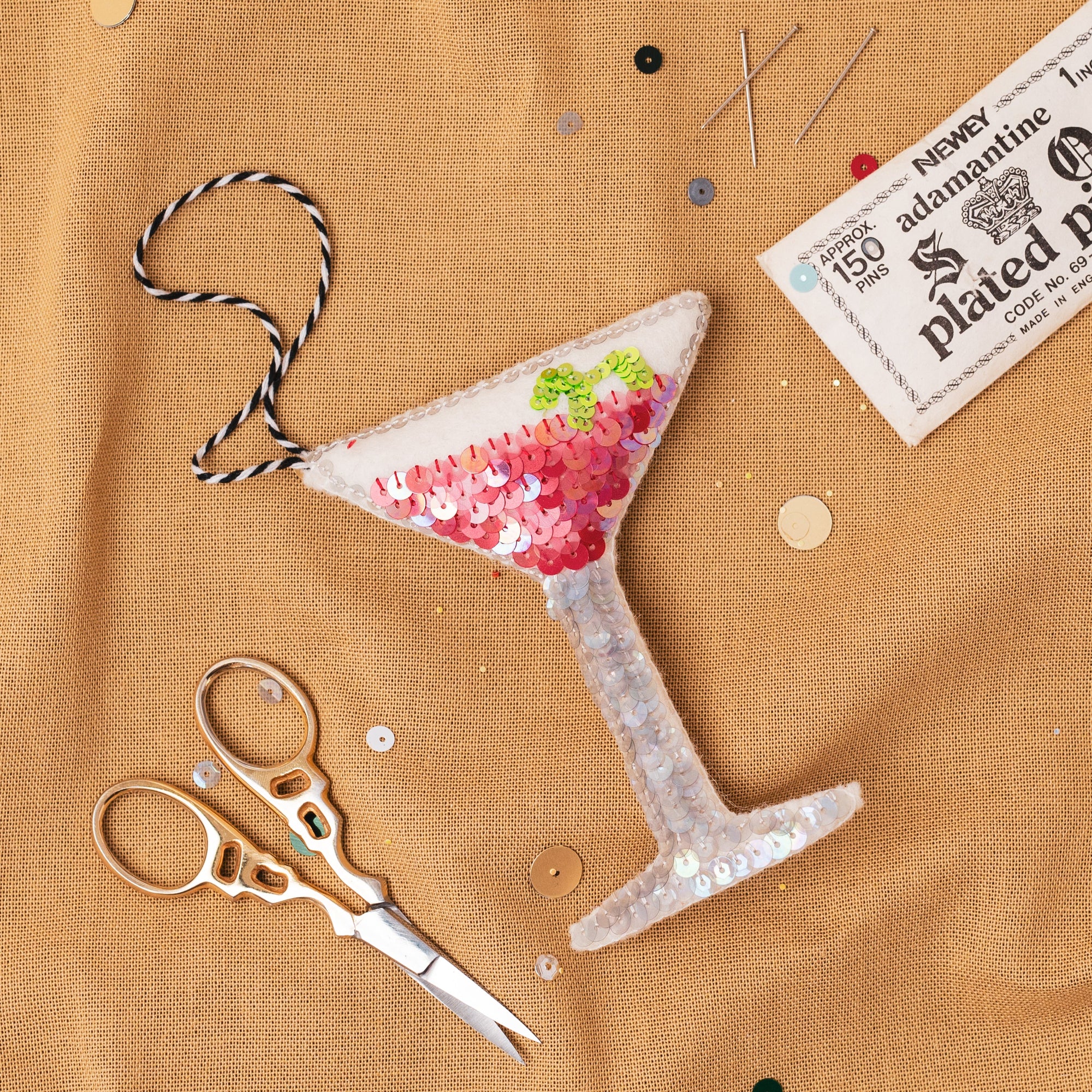 The Cosmo Cocktail Ornament