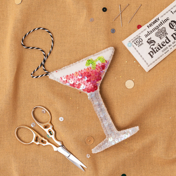 The Cosmo Cocktail Ornament