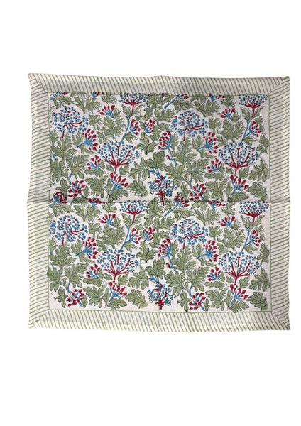 Kelpie Napkin in Green/Red (Set of 4)