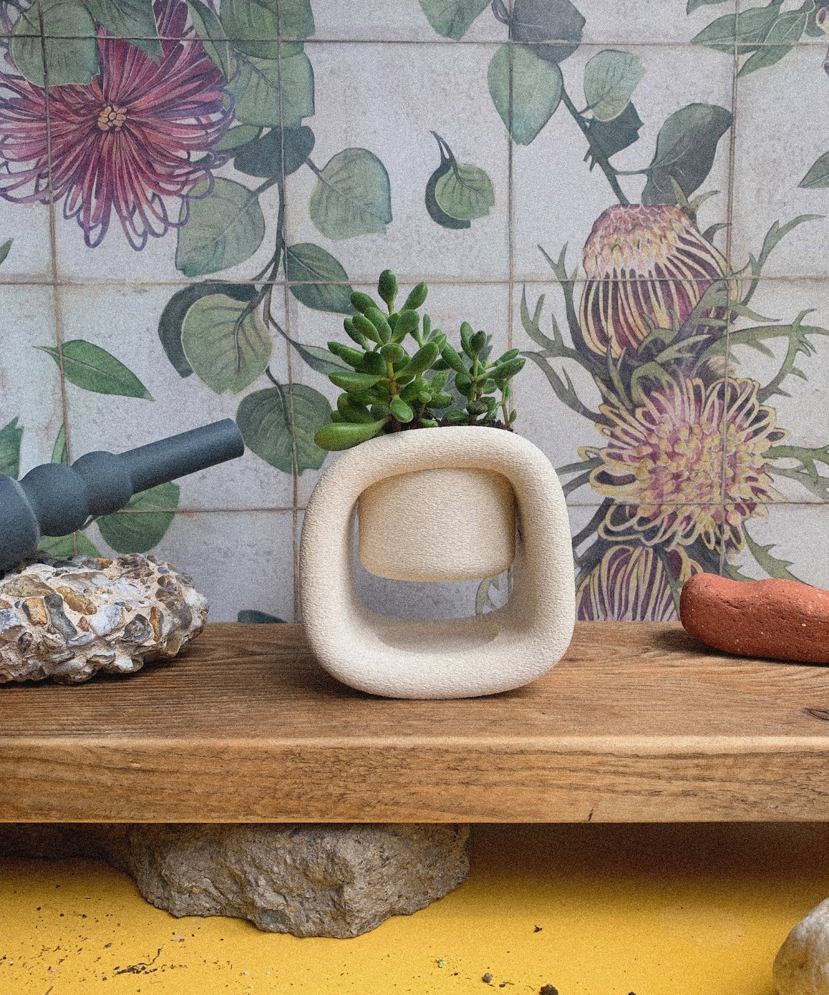 Kyu | Mini Plant Pot 01 | Sandstone