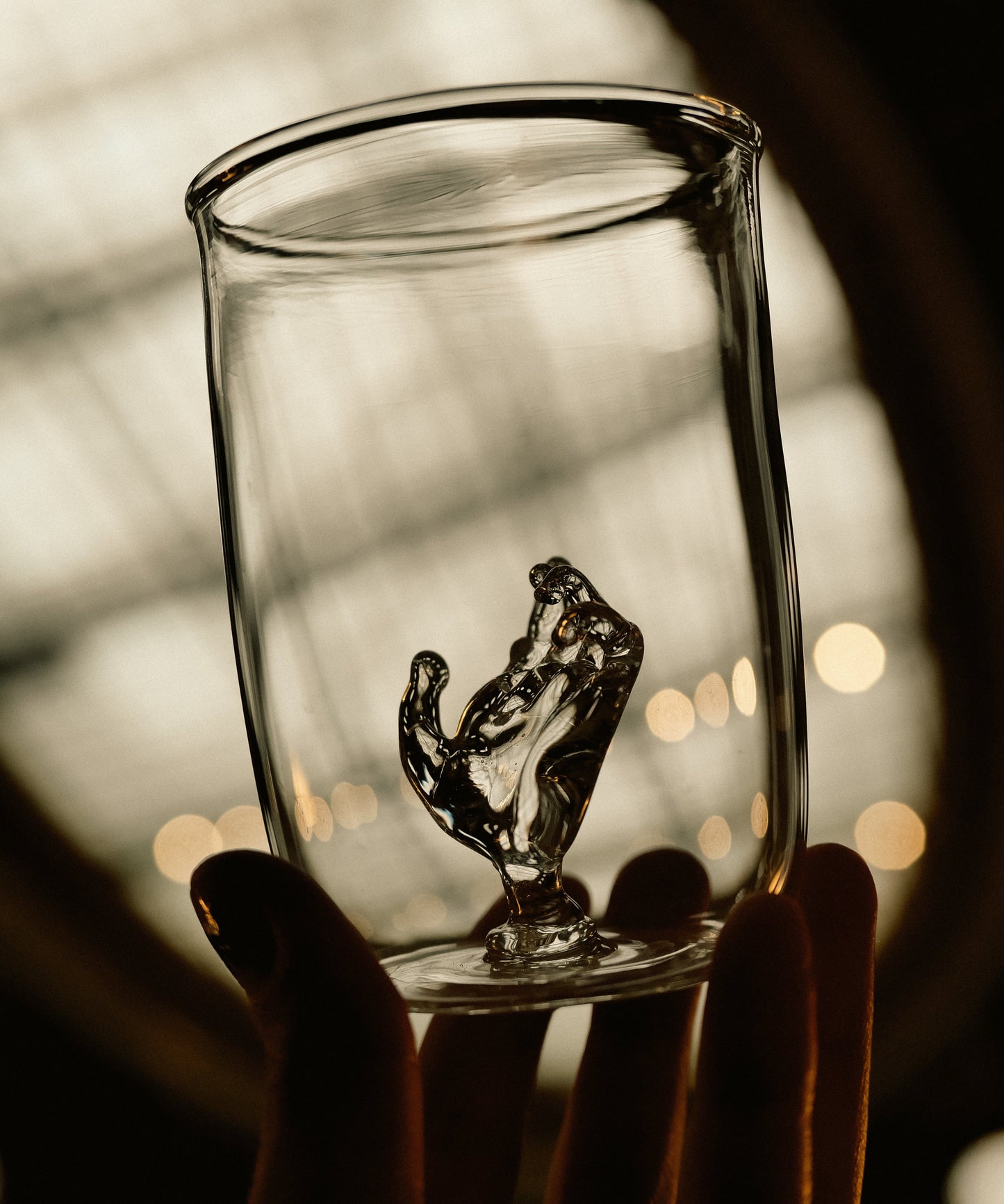 Handprint Glasses Tumbler