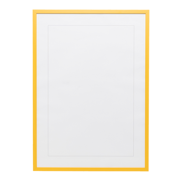 Naples Yellow Wood Picture Frame