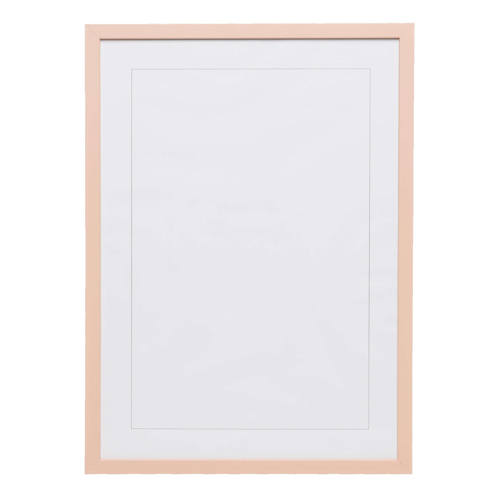 Plaster Pink Wood Picture Frame