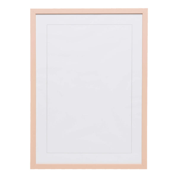 Plaster Pink Wood Picture Frame