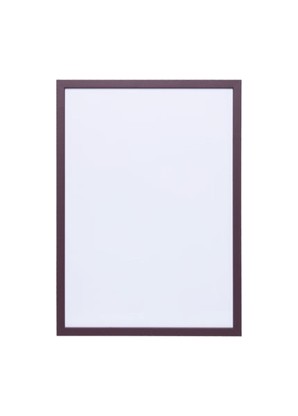 Burgundy Wood Picture Frame