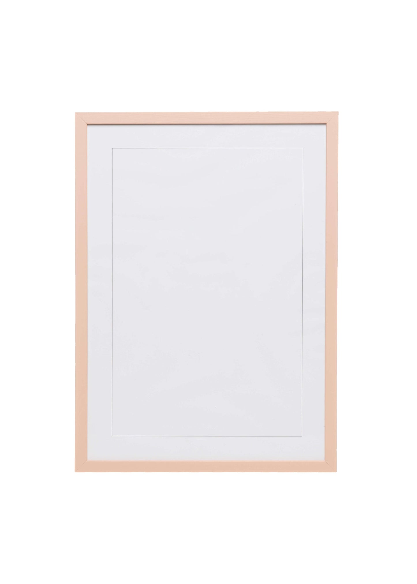 Plaster Pink Wood Picture Frame