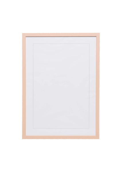 Plaster Pink Wood Picture Frame