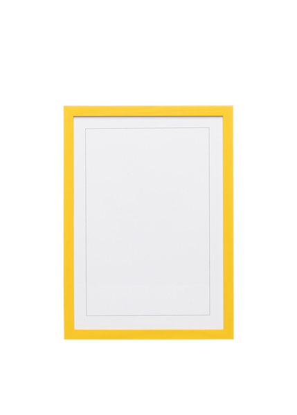 Naples Yellow Wood Picture Frame