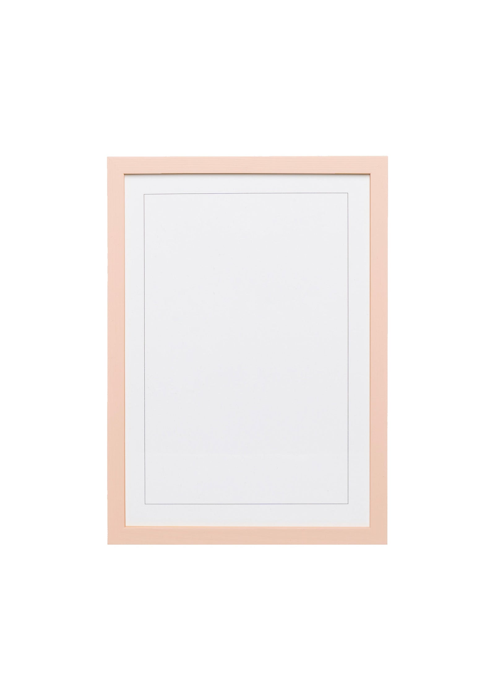 Plaster Pink Wood Picture Frame