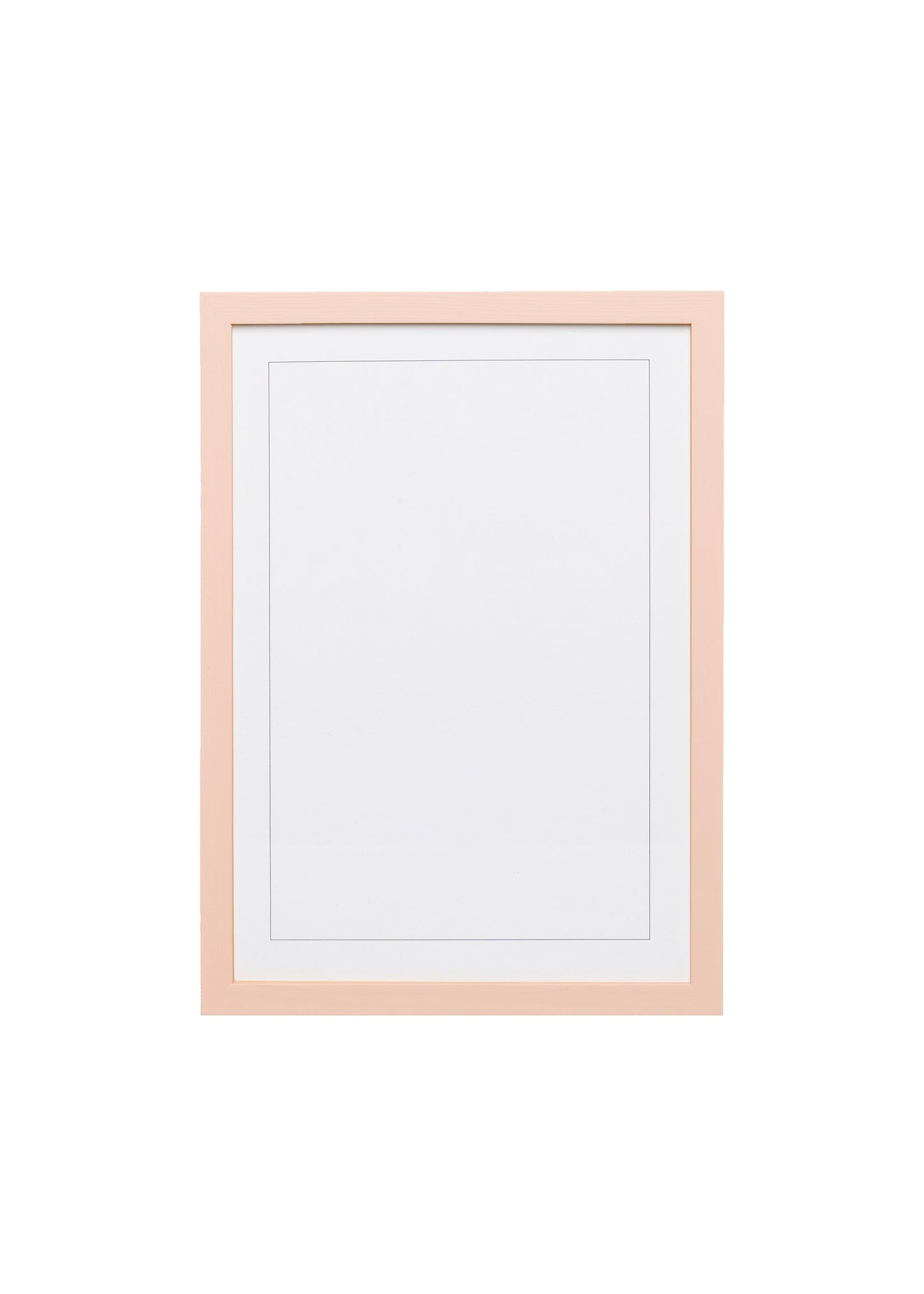 Plaster Pink Wood Picture Frame