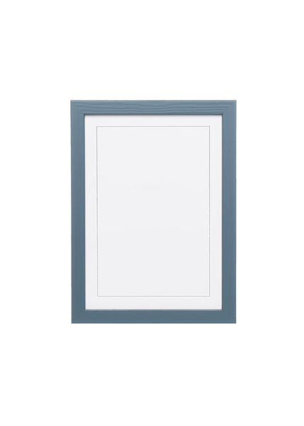 Petrol Blue Wood Picture Frame