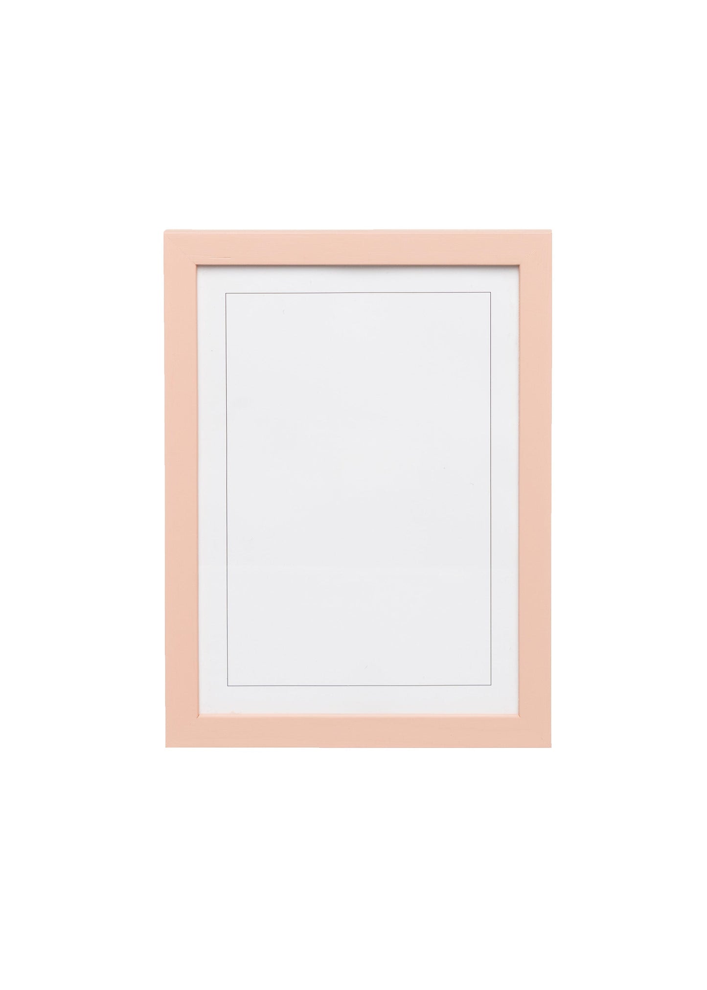 Plaster Pink Wood Picture Frame