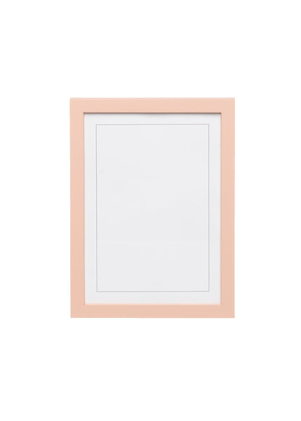 Plaster Pink Wood Picture Frame
