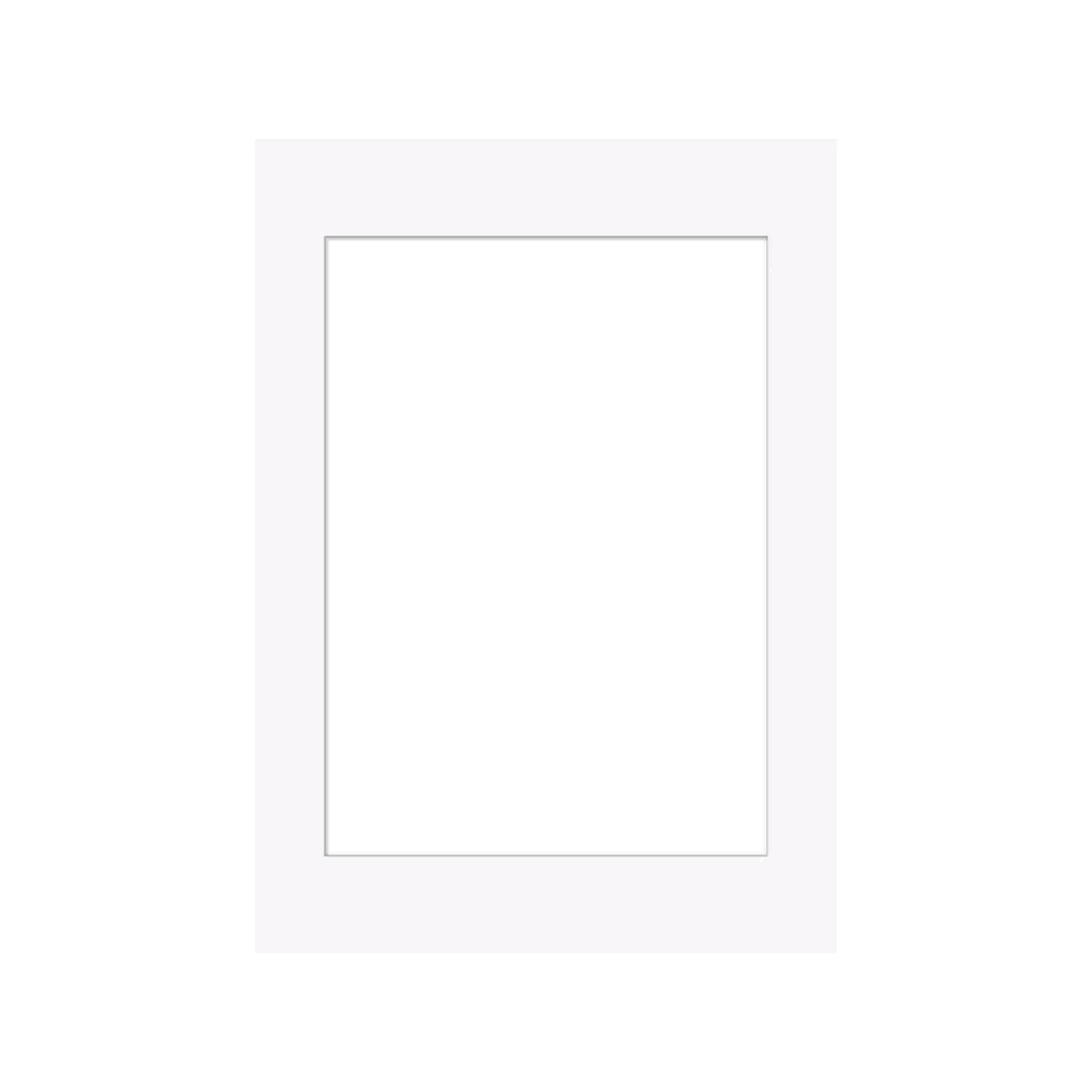 White Picture Frame Mount