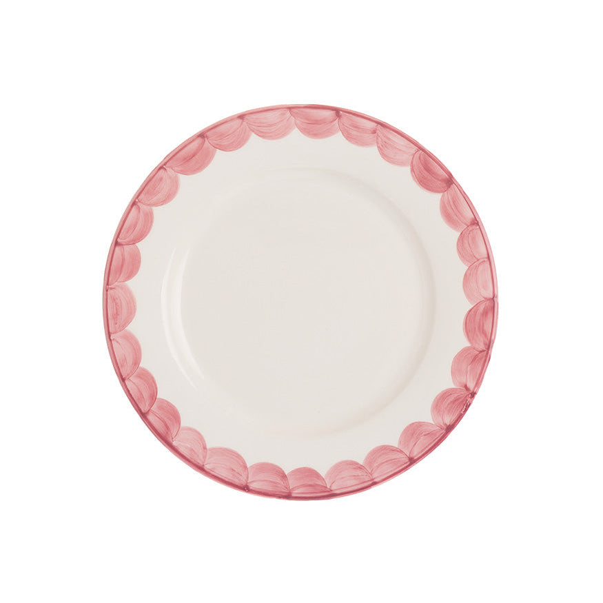 Pink Scallop Side Plate