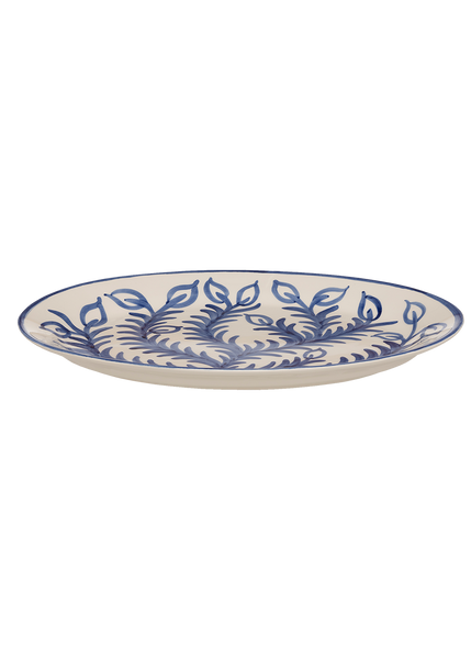 Large Blue Vina Platter