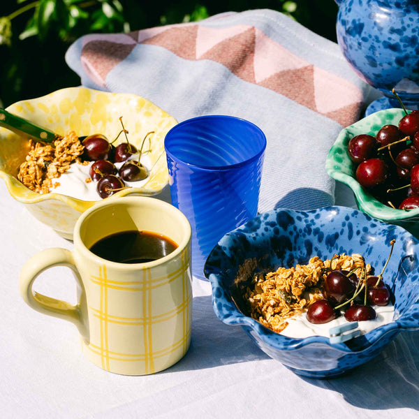 Gingham Mug