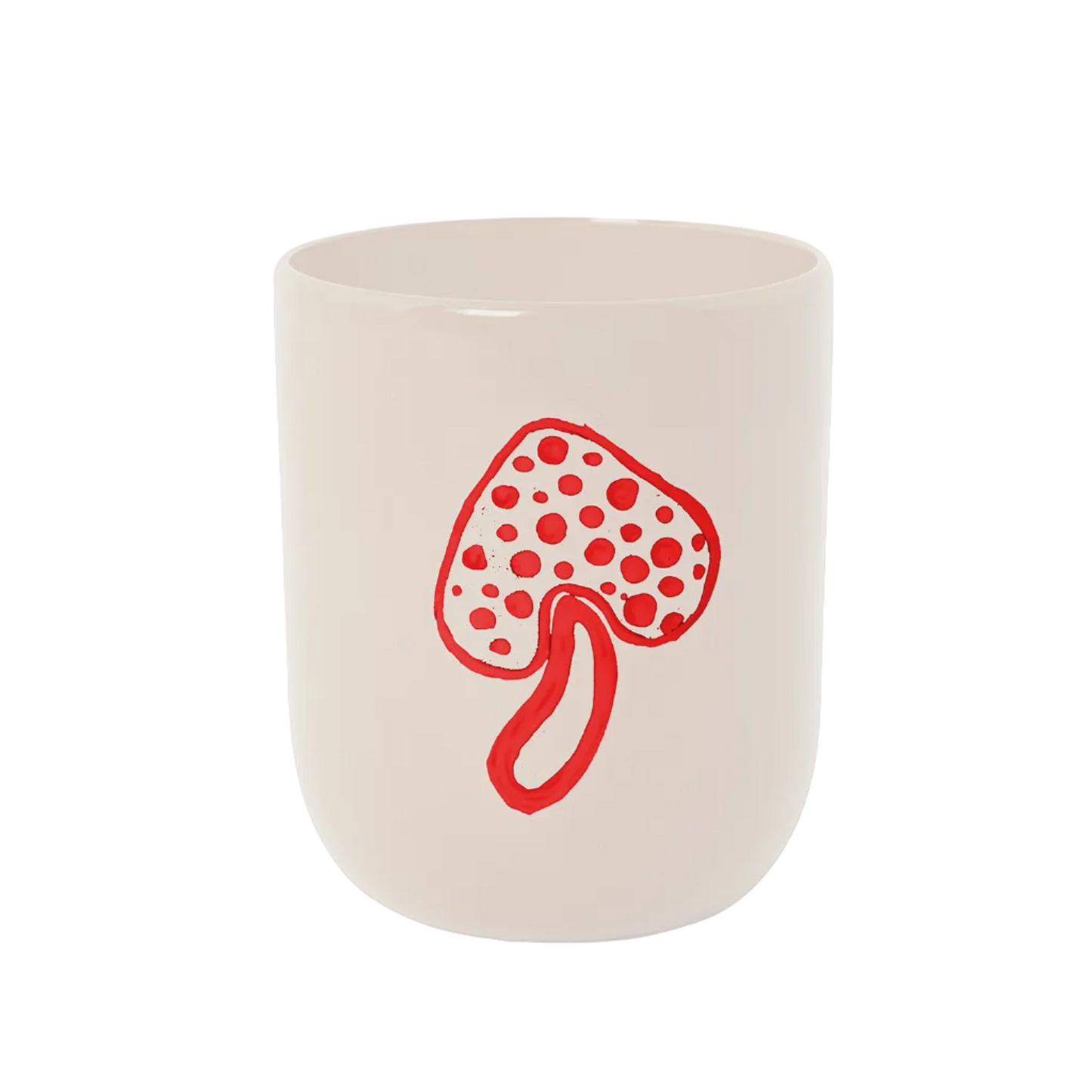 Mushroom Tumbler Cream