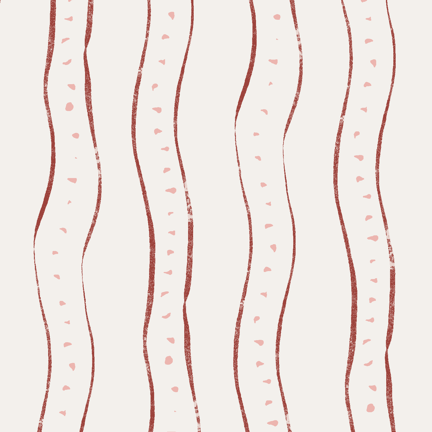 Rayure - Burgundy Linen Fabric