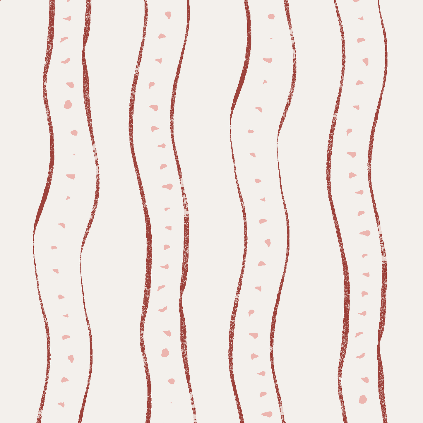 Rayure - Burgundy Linen Fabric