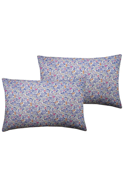 Pillowcase made with Liberty Fabric BETSY LAVENDER BLUE - Coco & Wolf