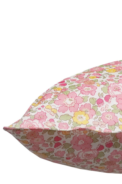 Pillowcase made with Liberty Fabric BETSY COPPER PINK - Coco & Wolf