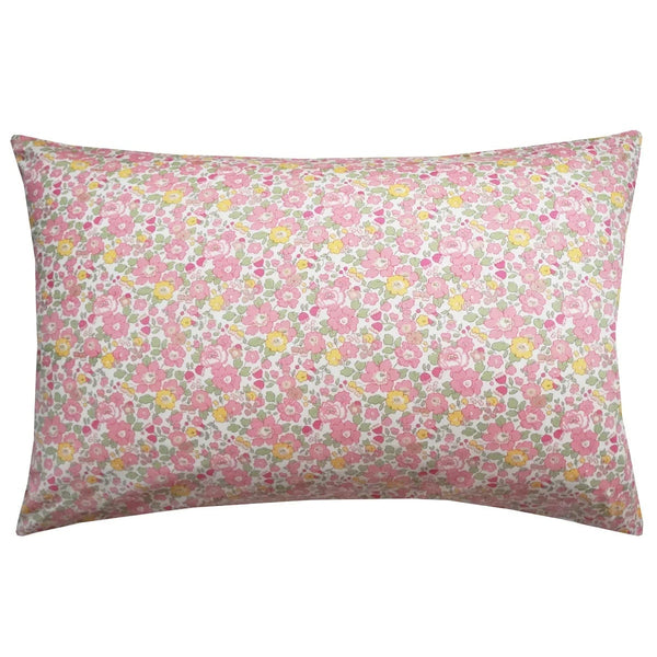 Pillowcase made with Liberty Fabric BETSY COPPER PINK - Coco & Wolf