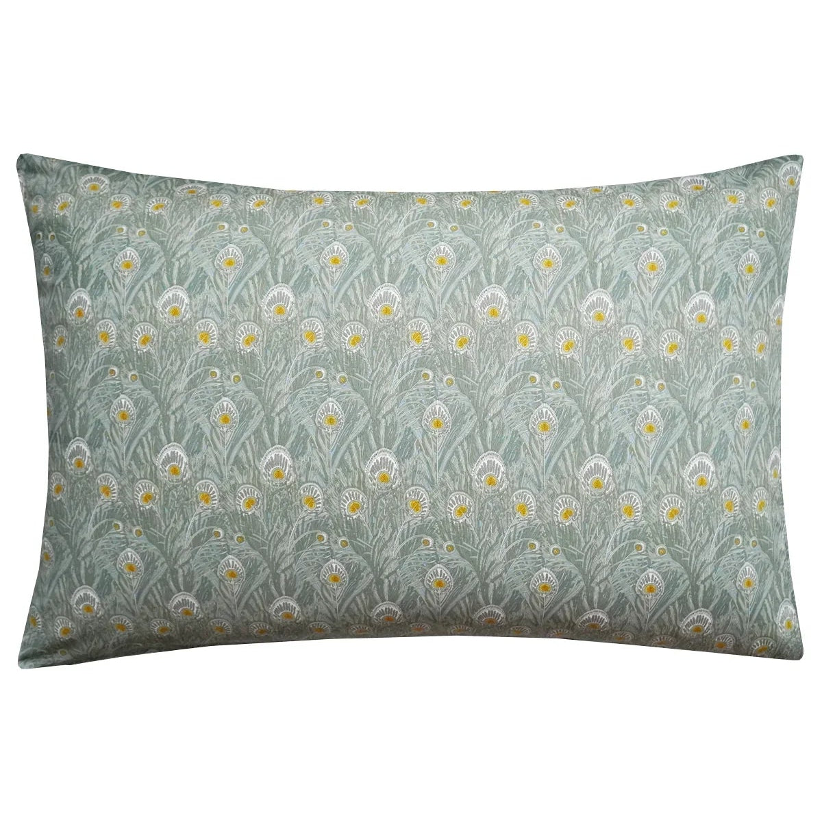 Pillowcase made with Liberty Fabric QUEEN HERA GREEN - Coco & Wolf
